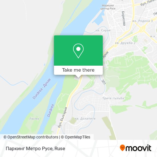 Паркинг Метро Русе map