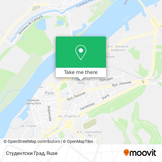 Студентски Град map