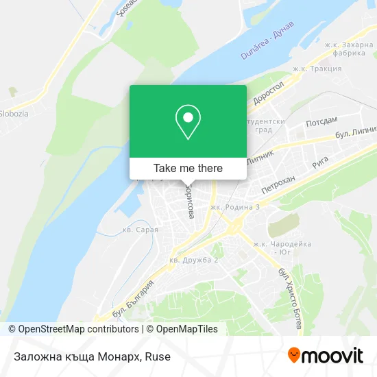 Карта Заложна къща  Монарх