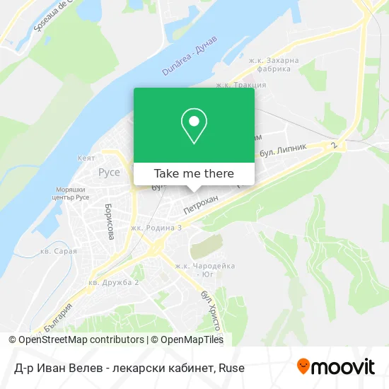 Д-р Иван Велев - лекарски кабинет map