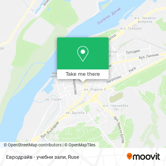 Карта Евродрайв - учебни зали