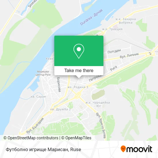 Карта Футболно игрище Марисан