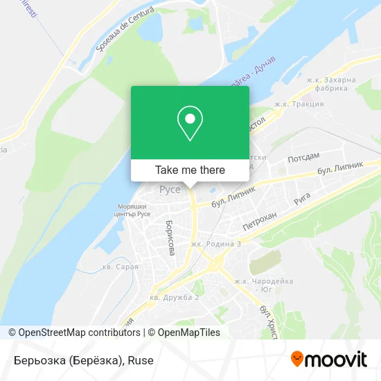 Карта Берьозка (Берëзка)
