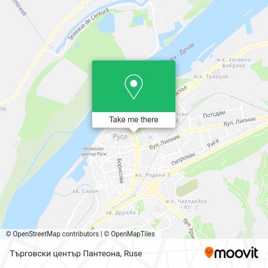 Търговски център  Пантеона map
