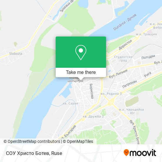 СОУ  Христо Ботев map