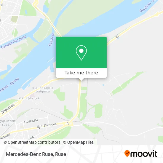 Карта Mercedes-Benz Ruse