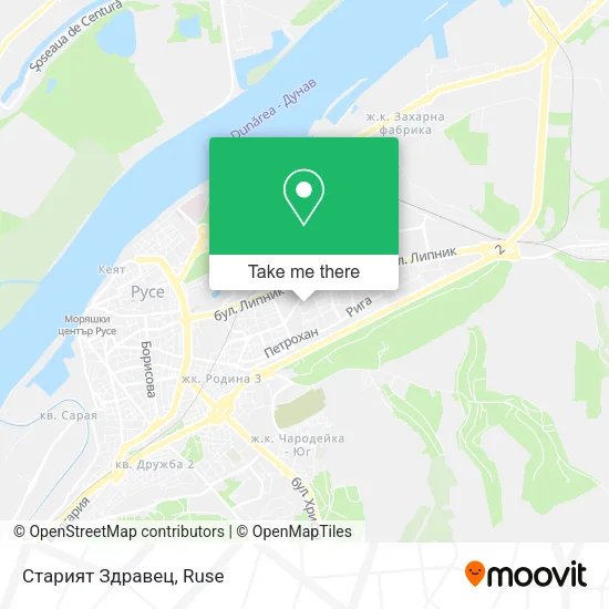 Карта Старият Здравец
