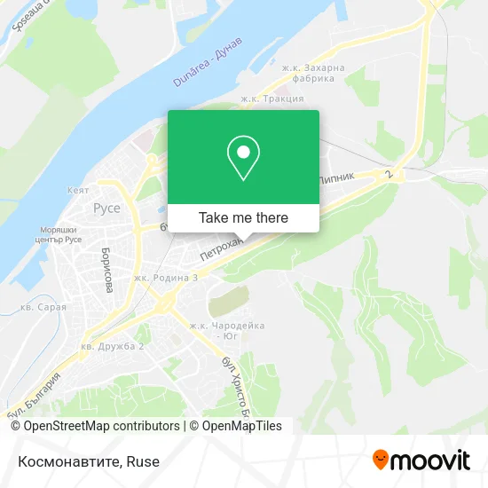 Карта Космонавтите