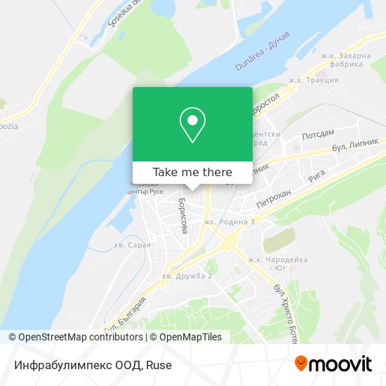 Инфрабулимпекс ООД map