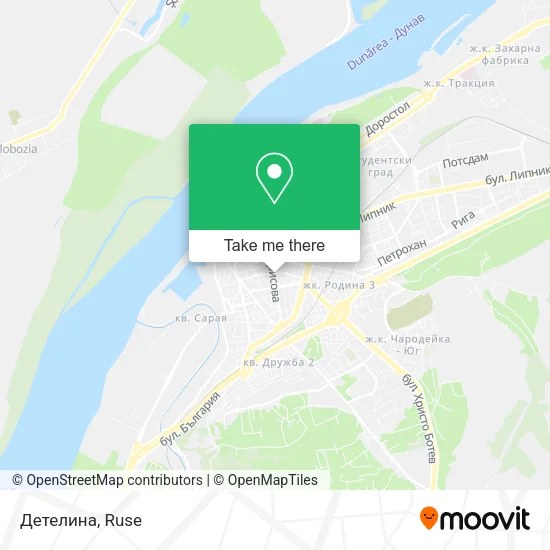 Карта Детелина