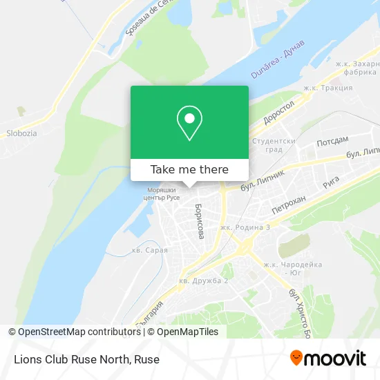 Lions Club Ruse North map