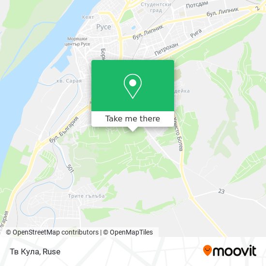Тв Кула map