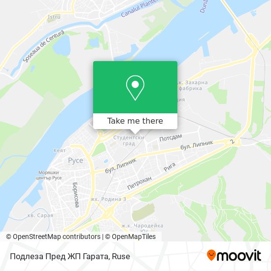 Подлеза Пред ЖП Гарата map