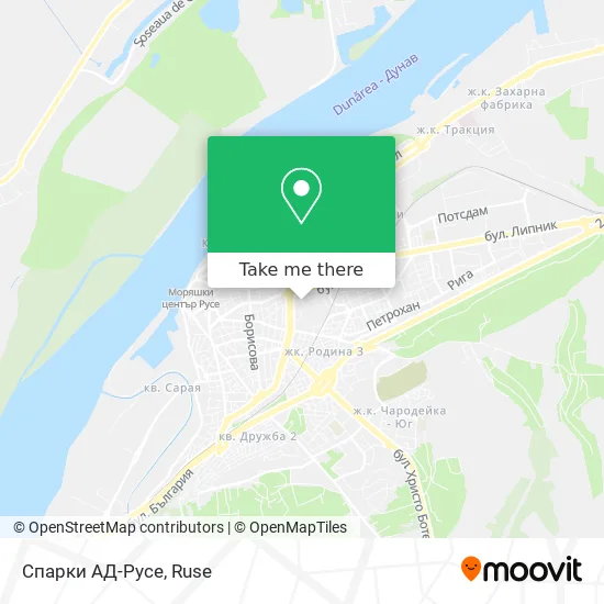 Спарки АД-Русе map