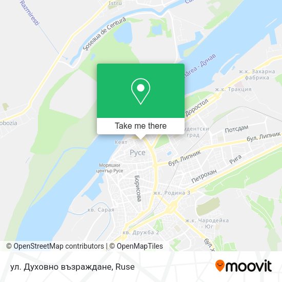 Карта ул. Духовно възраждане