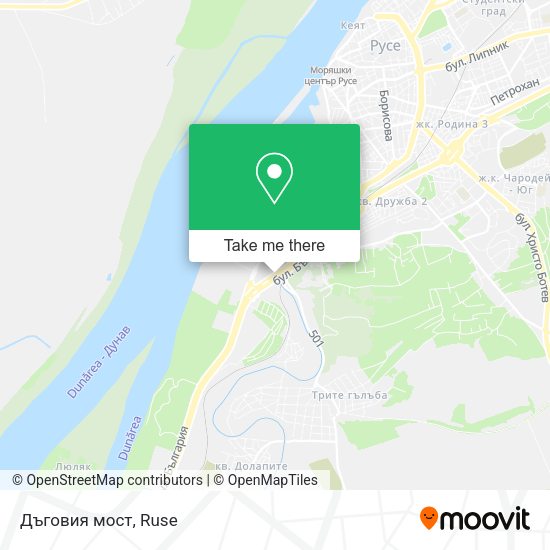 Карта Дъговия мост
