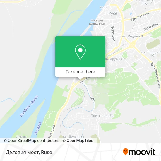 Карта Дъговия мост