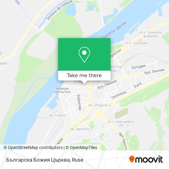 Карта Българска Божия Църква