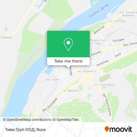 Тиви Груп ООД map