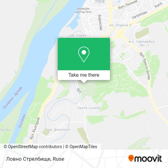 Карта Ловно Стрелбище