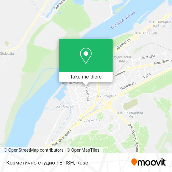 Козметично студио  FETISH map