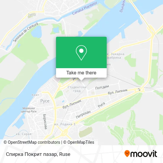 Карта Спирка Покрит пазар