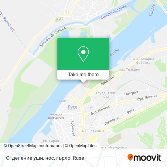 Отделение уши, нос, гърло map