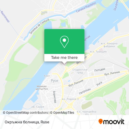 Окръжна болница map