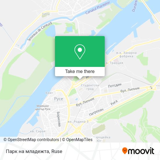 Карта Парк на младежта