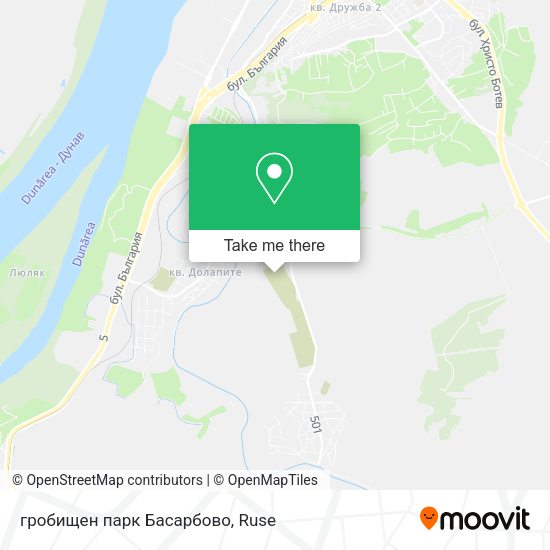 Карта гробищен парк  Басарбово