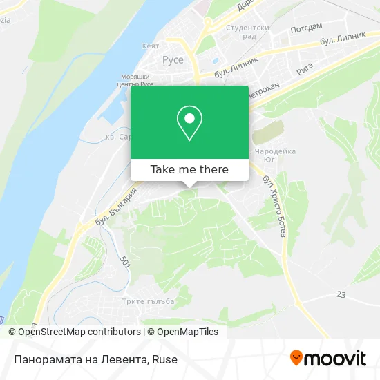 Панорамата на Левента map