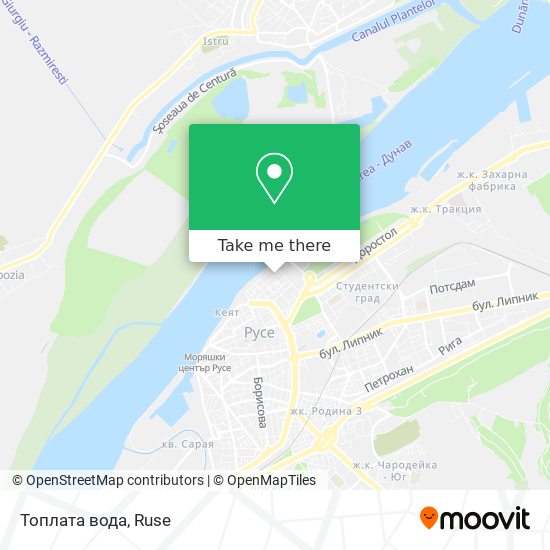 Топлата вода map