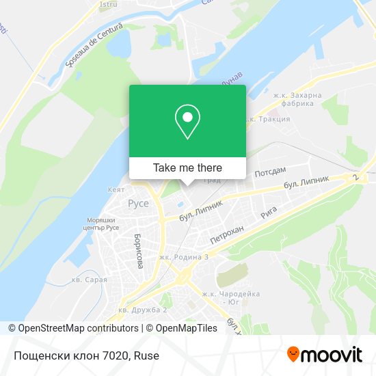 Карта Пощенски клон 7020