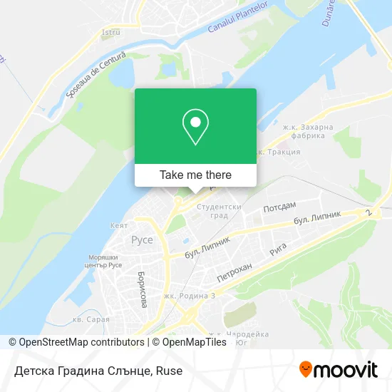 Карта Детска Градина Слънце