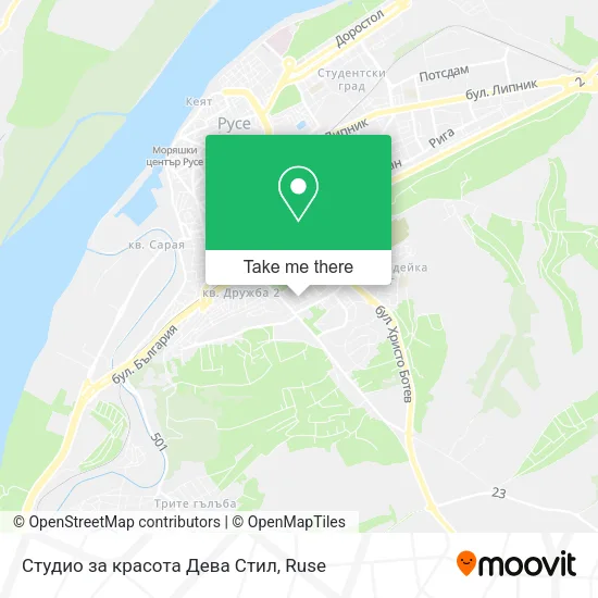 Карта Студио за красота  Дева Стил