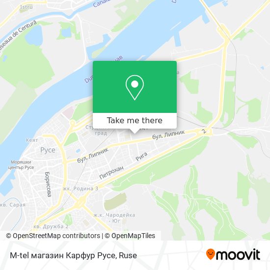 M-tel магазин Карфур Русе map
