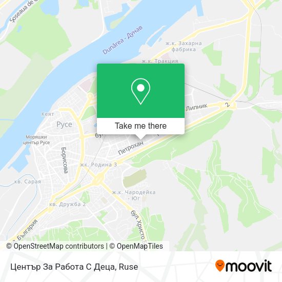 Карта Център За Работа С Деца
