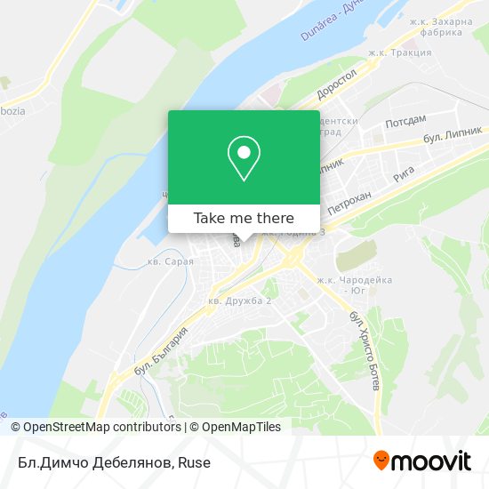 Бл.Димчо Дебелянов map