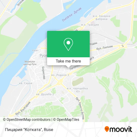 Карта Пицария ''Котката''