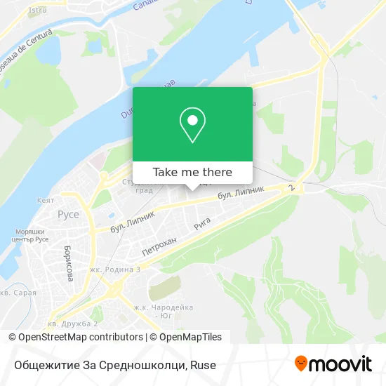 Общежитие За Средношколци map