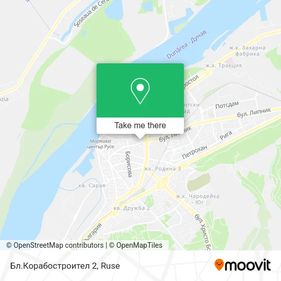 Карта Бл.Корабостроител 2