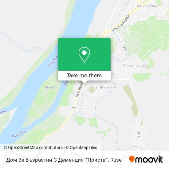 Дом За Възрастни С Деменция ""Приста"" map