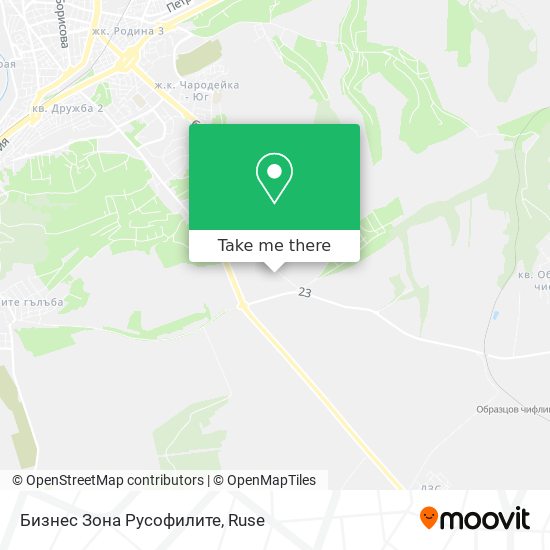 Бизнес Зона Русофилите map