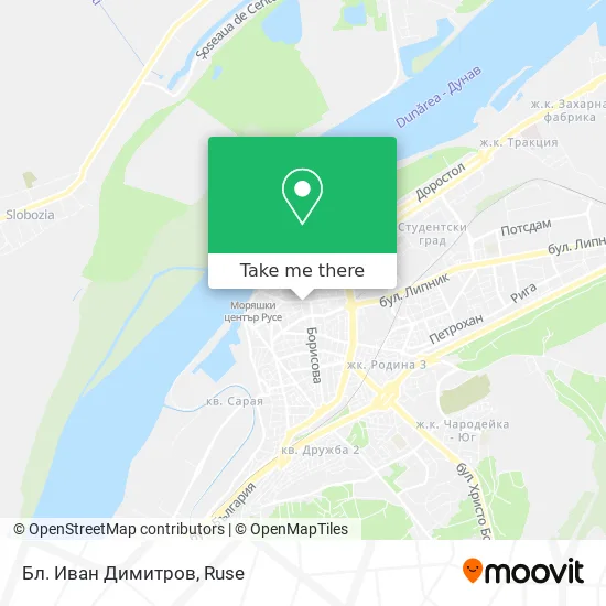Карта Бл. Иван Димитров