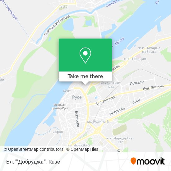 Бл. ""Добруджа"" map