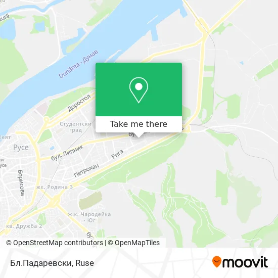 Карта Бл.Падаревски