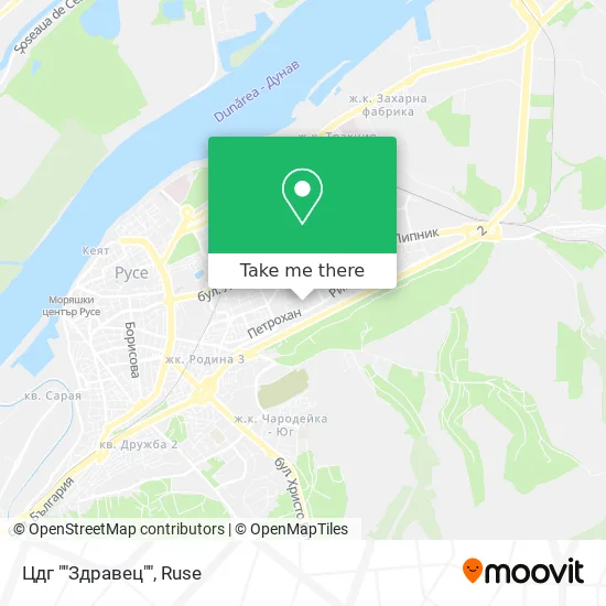 Цдг ""Здравец"" map