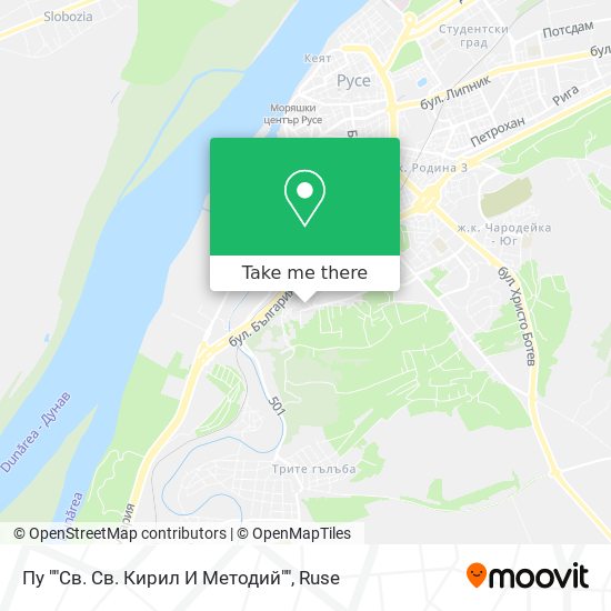 Пу ""Св. Св. Кирил И Методий"" map