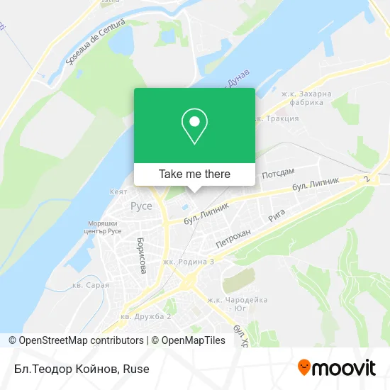Карта Бл.Теодор Койнов