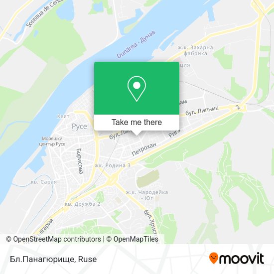 Карта Бл.Панагюрище